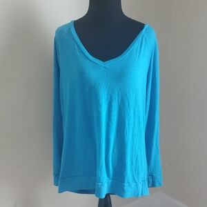 PINK Victoria's Secret Turquoise Long Sleeve Top